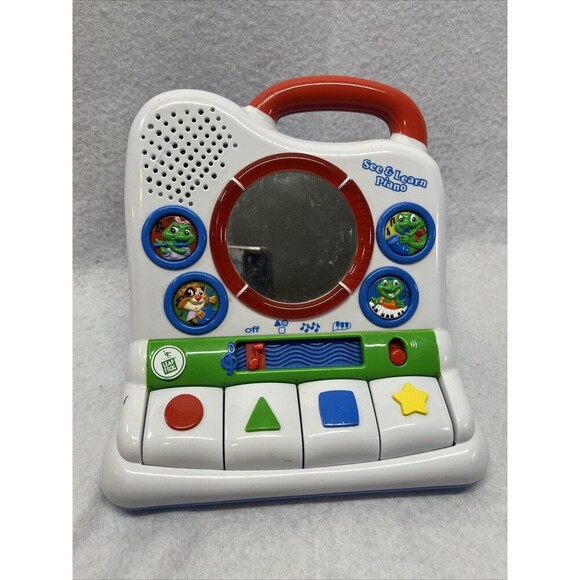 Vintage Leap Frog See & Learn Piano 2001 Baby Toy Mirror Piano Tested Works - Picture 1 of 3